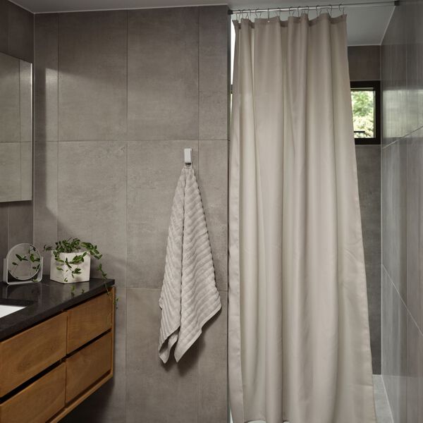 Lux badeforh&aelig;ng, soft grey, Zone Denmark