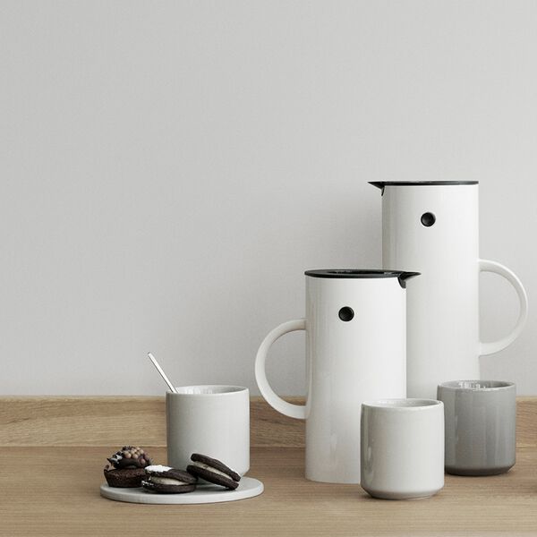Arbejdsgiver hage Rektangel Køb EM77 termokande 0,5 L, white | Stelton