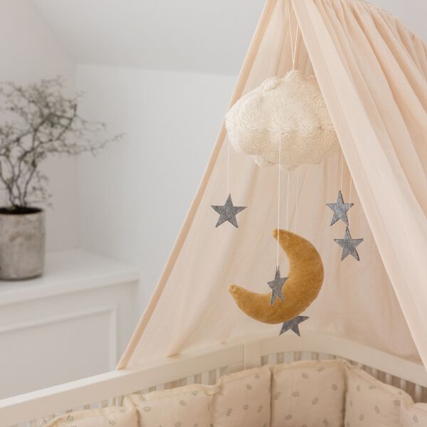 Moon & Stars babyuro, beige, Sebra