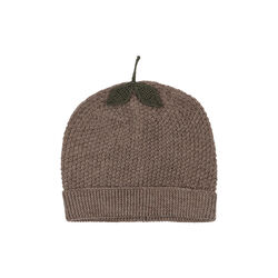 Fruity Beanie, bunny brown melange Fruity Beanie, bunny brown melange, Konges Sløjd