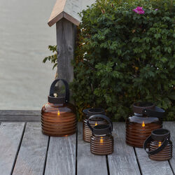 Aston Solar krukke Small, rav, Sirius Home