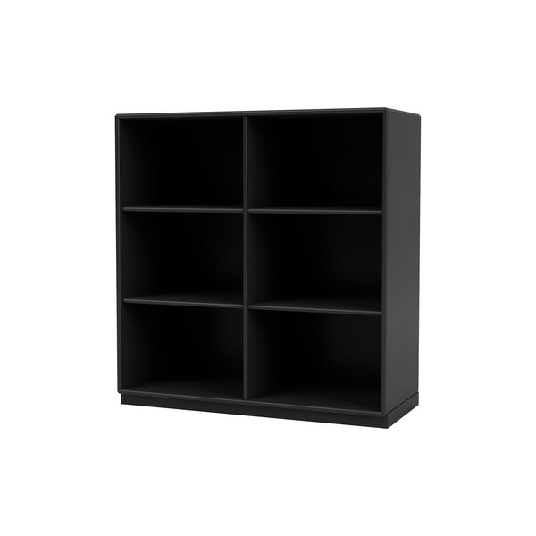 Montana 1113 reol med hjul, 05 black/black, Montana Furniture