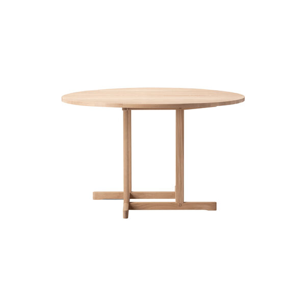 BM80 Mogensen Shaker Table &Oslash; 120 cm, s&aelig;bebehandlet eg, Fredericia Furniture