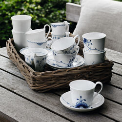 Musselmalet Riflet højhankskop 33 cl Musselmalet Riflet højhankskop 33 cl, Royal Copenhagen