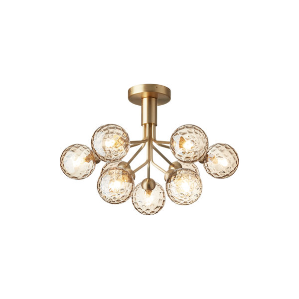 Apiales 9 Ceiling Lamp, brushed brass/optic gold, Nuura