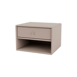 DASH lille sengebord, 137 mushroom DASH lille sengebord, 137 mushroom, Montana Furniture