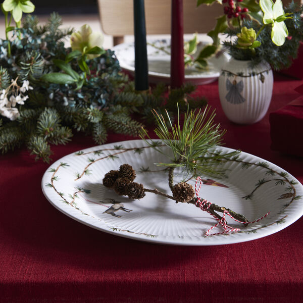 Hammersh&oslash;i Christmas ovalt bordfad, K&auml;hler