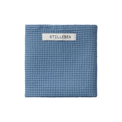 Viskestykke vaflet, denim blue, Stilleben