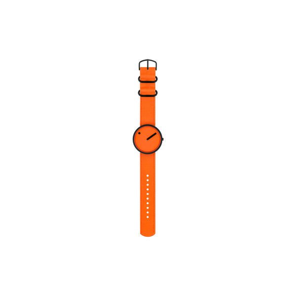 PICTO armbåndsur, signal orange/matt black/signal orange, PICTO