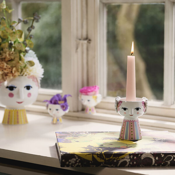 Eva Lysestage, pink, Bjørn Wiinblad