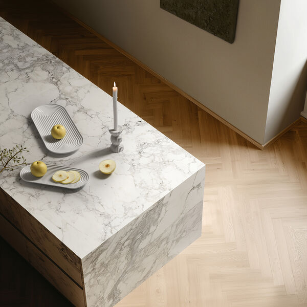 Lyngby Tura Ovalt serveringsfad Small, Lyngby Porcel&aelig;n