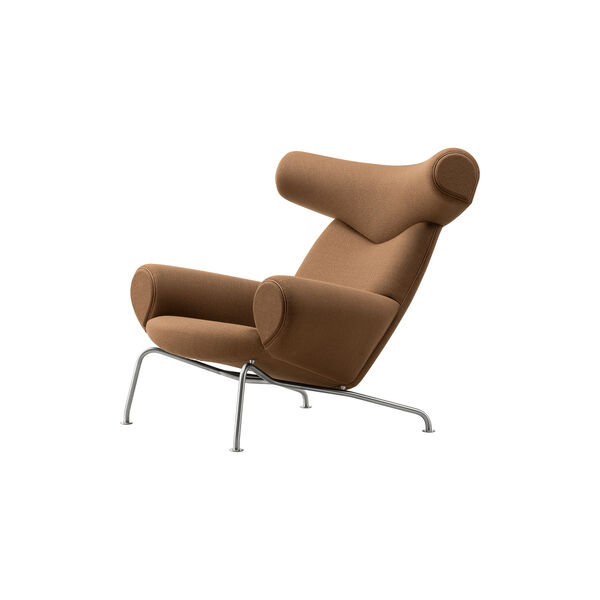 Wegner Ox Chair |  Nutshell| L&aelig;nestol + Ottoman, Fredericia Furniture
