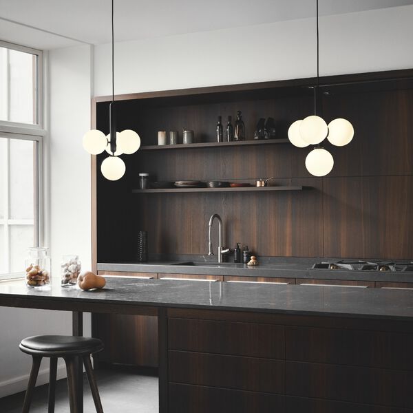 Miira 4 Pendant, rock grey/opal white Miira 4 Pendant, rock grey/opal white, Nuura