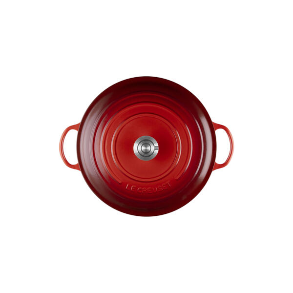Signature st&oslash;bejern stegegryde | 32 cm | Cerise, Le Creuset