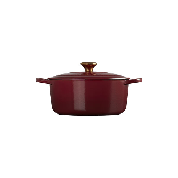 Signature rund st&oslash;bejernsgryde &Oslash; 26 cm, garnet, Le Creuset