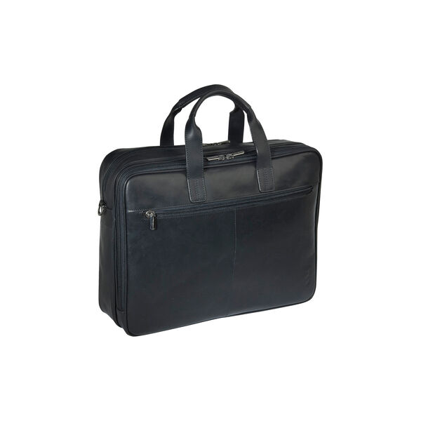 2 Compartment Laptop Briefcase, black 2 Compartment Laptop Briefcase, black, Tony Perotti