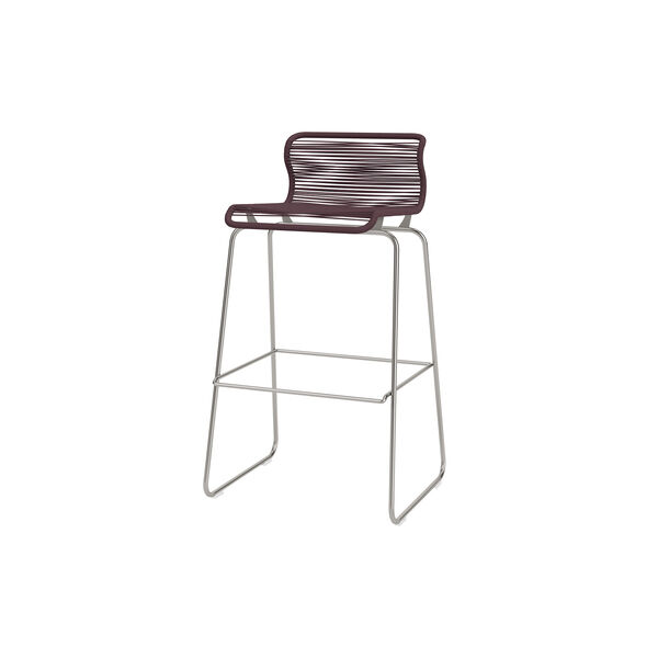 Panton One Bar barstol, marcel/steel Panton One Bar barstol, marcel/steel, Montana Furniture