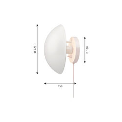 PH Hat væglampe PH Hat væglampe, Louis Poulsen