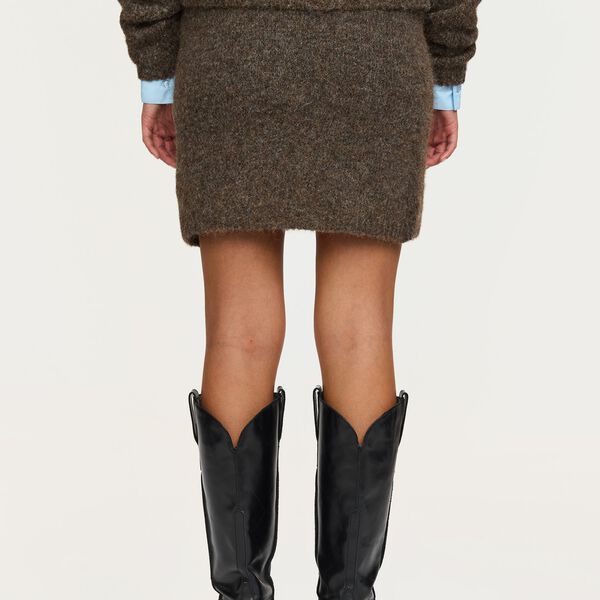 SRCamilla Skirt Knit, demitasse melange, Soft Rebels