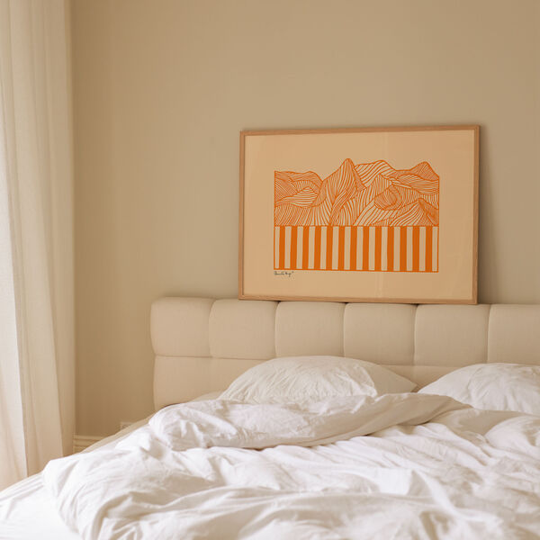 Papercut 04, orange, Pel&eacute;ton