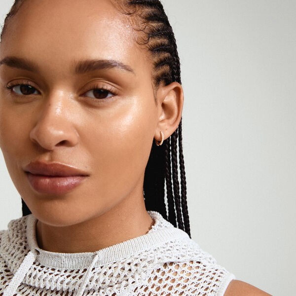 KALIA Hoops, gold plated, Pilgrim