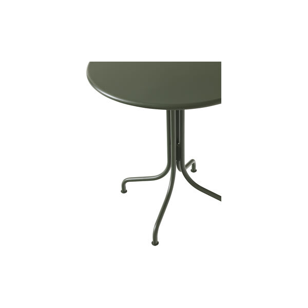 Thorvald SC96 Outdoor Café Table Round, bronze green, &Tradition