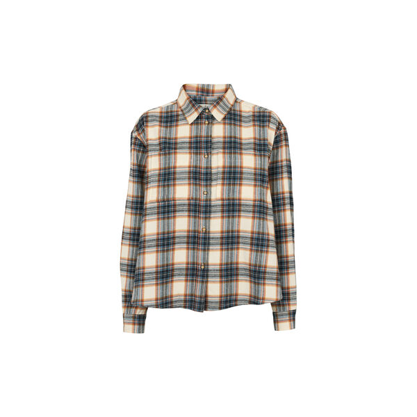 Kira Shirt, copen blue / birch, Basic Apparel