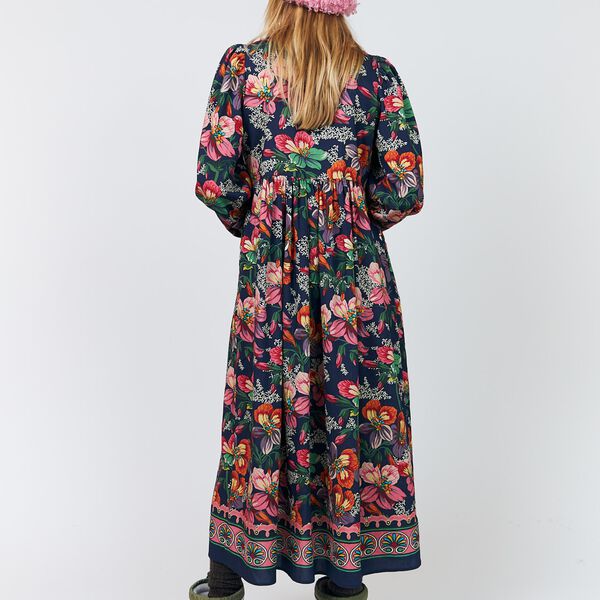 SaraiLL Dress 3/4, flower print, Lollys Laundry