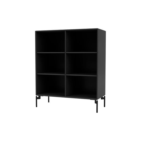 Montana 1113 reol med hjul, 05 black/black, Montana Furniture