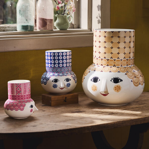 Olga Vase, pink, Bj&oslash;rn Wiinblad