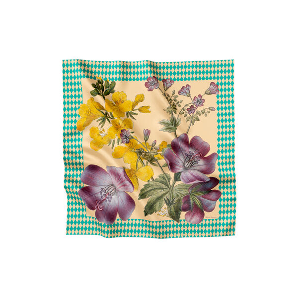 Harlequin Flower silketørklæde, Flora Danica Denmark