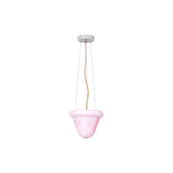 Neo Pendant Light, textured white/strawberry, Original BTC