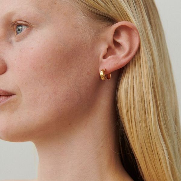Mini Saga øreringe, guld Mini Saga øreringe, guld, Pernille Corydon Jewellery