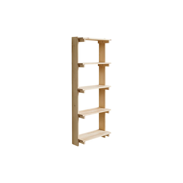 Beam Wall Shelf 5, pine Beam Wall Shelf 5, pine, Form & Refine