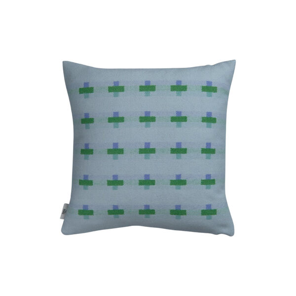 SYNDIN Cushion, glacier, Røros Tweed