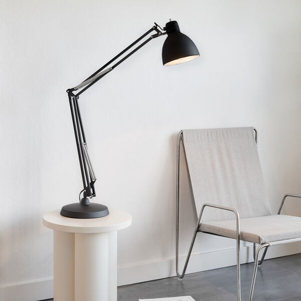 ARCHI T2 bordlampe, black/silver, Nordic Living