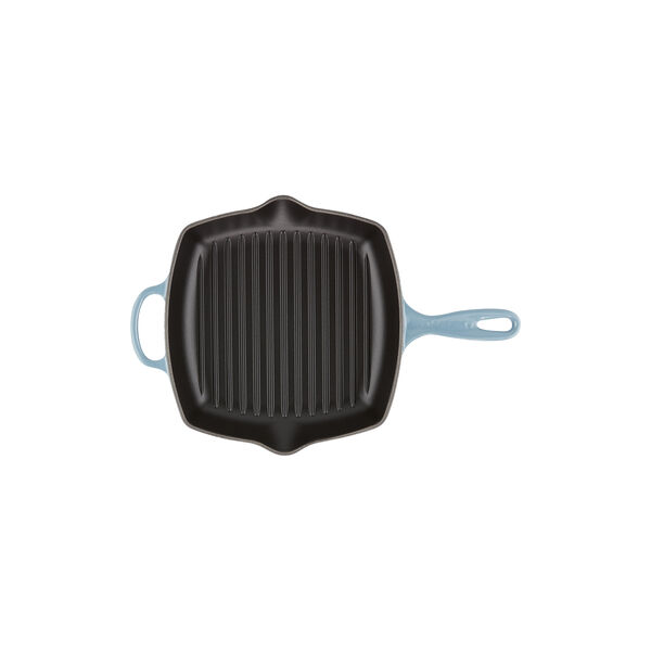 Signature kvadratisk grillpande 26 cm, chambray, Le Creuset