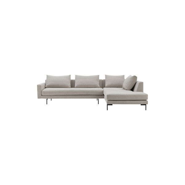 Edge V2 sofa med højrevendt chaiselong, soft 02, Wendelbo