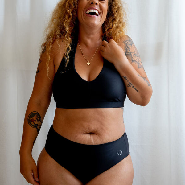 Ubud højtaljet bikinitrusse, nero, Cartel Copenhagen