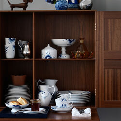 Blå Mega Riflet kande 38 cl, Royal Copenhagen