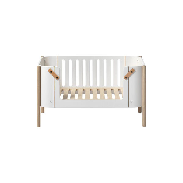 Fjord bekæmpe Brøl Køb Wood bænk, hvid/eg | Oliver Furniture