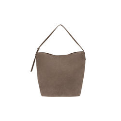 Day Imitation Suede Tote, major brown, DAY ET