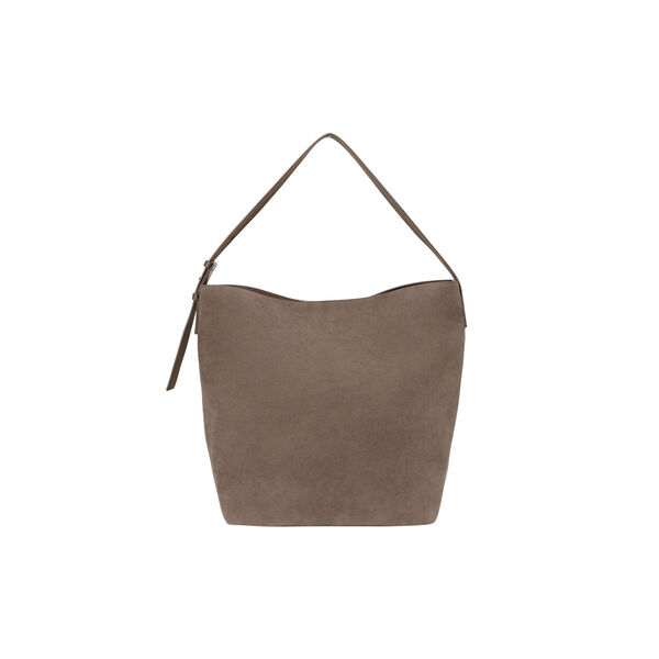 Day Imitation Suede Tote, major brown, DAY ET