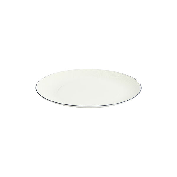 Gio Plate 28 cm, white/blue line, Wedgwood