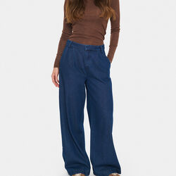 JaclynSZ Pants, dark blue denim JaclynSZ Pants, dark blue denim, Saint Tropez
