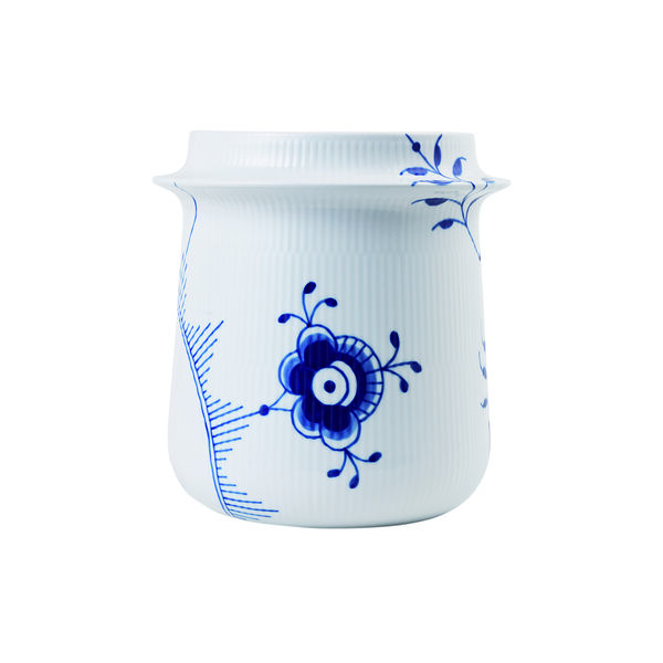 Blå Mega Riflet vinkøler 21,5 cm, Royal Copenhagen