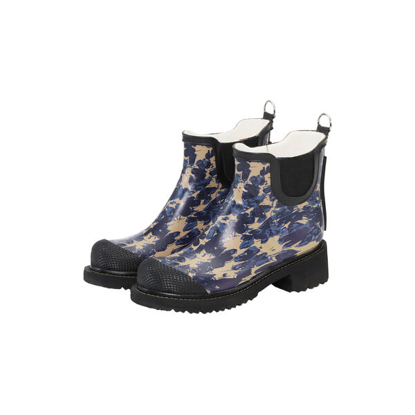 Short Rubber Boot | Beige Butterfly | Gummist&oslash;vle, Ilse Jacobsen Hornb&aelig;k