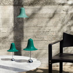 Pantop bordlampe, dark teal, Verpan
