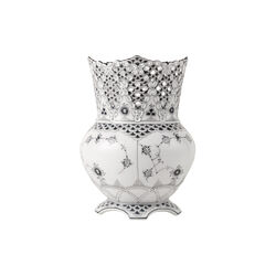 Sort Musselmalet Helblonde vase 22 cm, Royal Copenhagen
