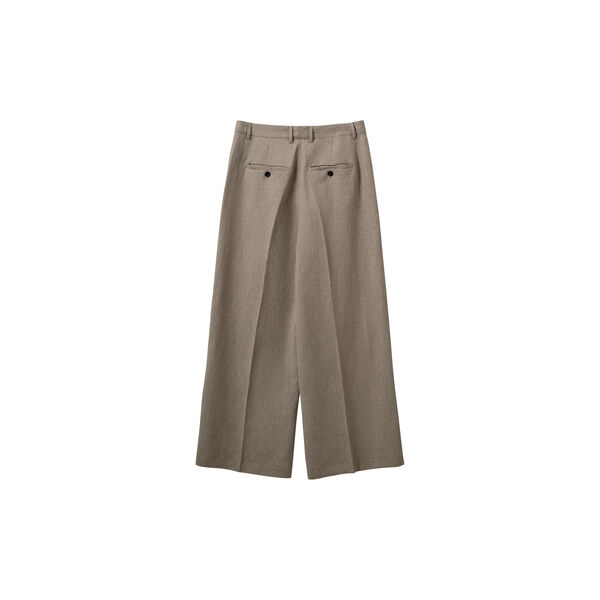 IZRASW LINEN MIX TROUSERS, dark sand, Sofie Schnoor